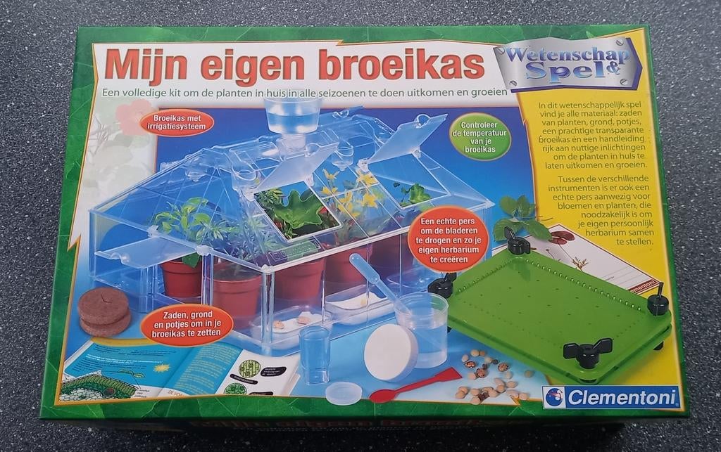 Wetenschap&spel 'Mijn Eigen Broeikas', Ophalen, Zo goed als nieuw, Ontdekken