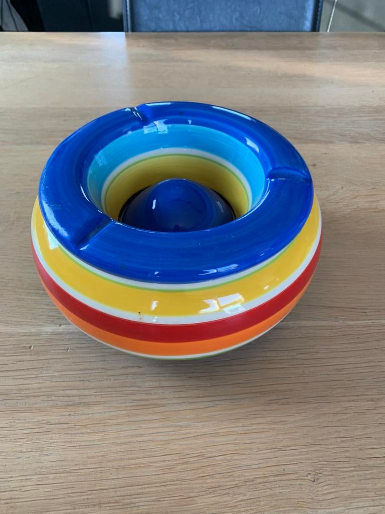 Grote asbak van aardewerk, Ophalen of Verzenden, Zo goed als nieuw, Asbak