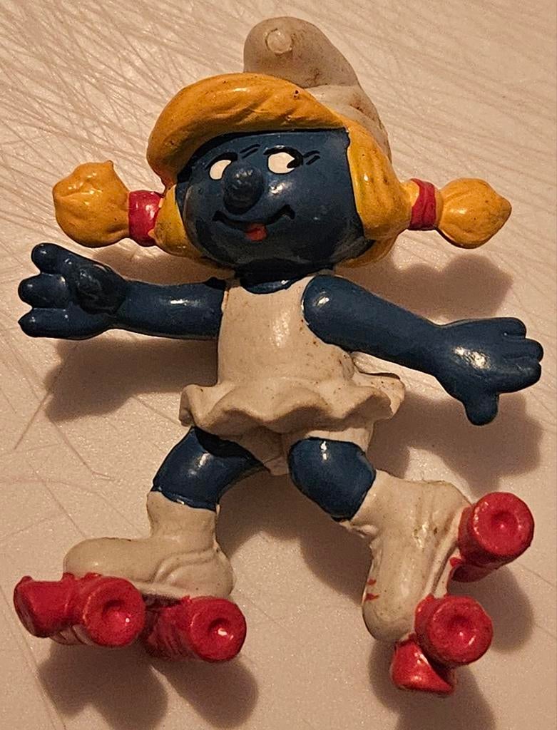 Smurfin Schleich op rolschaatsen 1980
Dit is een, Ophalen of Verzenden, Zo goed als nieuw, Smurfin