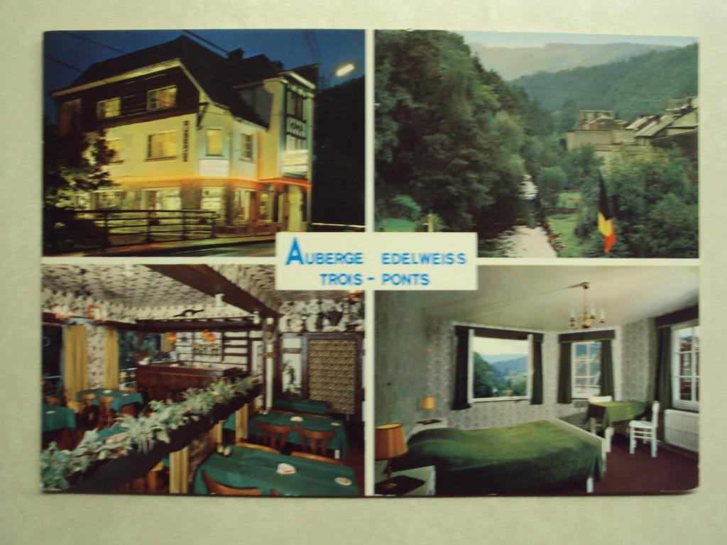 54827 - TROIS-PONTS - AUBERGE EDELWEISS - HOTEL - CAFE, Envoi