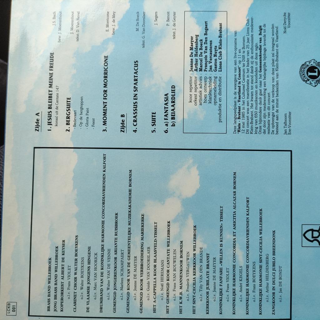 LP' s Walter Boeykens dirigeert, opname 1985, Ophalen, Classicisme, Nieuw in verpakking, LP