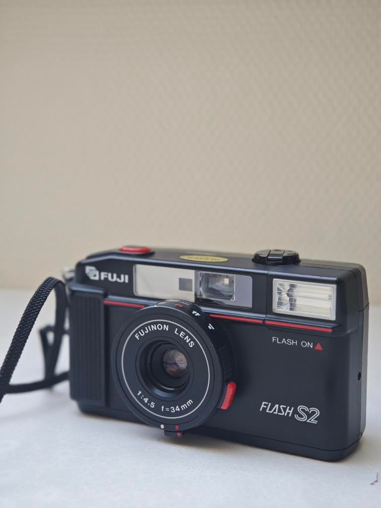 Fuji FlashS2, Audio, Tv en Foto, Fotocamera's Analoog, Zo goed als nieuw, Compact, Fuji, Ophalen of Verzenden