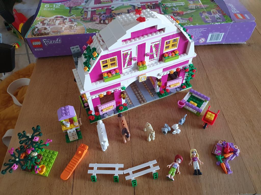 Lego Friends 41039 sunshine ranch manège chevaux ecurie 100%, Enlèvement ou Envoi, Comme neuf, Ensemble complet, Lego