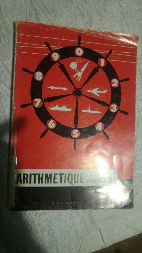 Vintage retro livre arithmétique 4e année 1965 camille jaden, Enlèvement ou Envoi, Utilisé