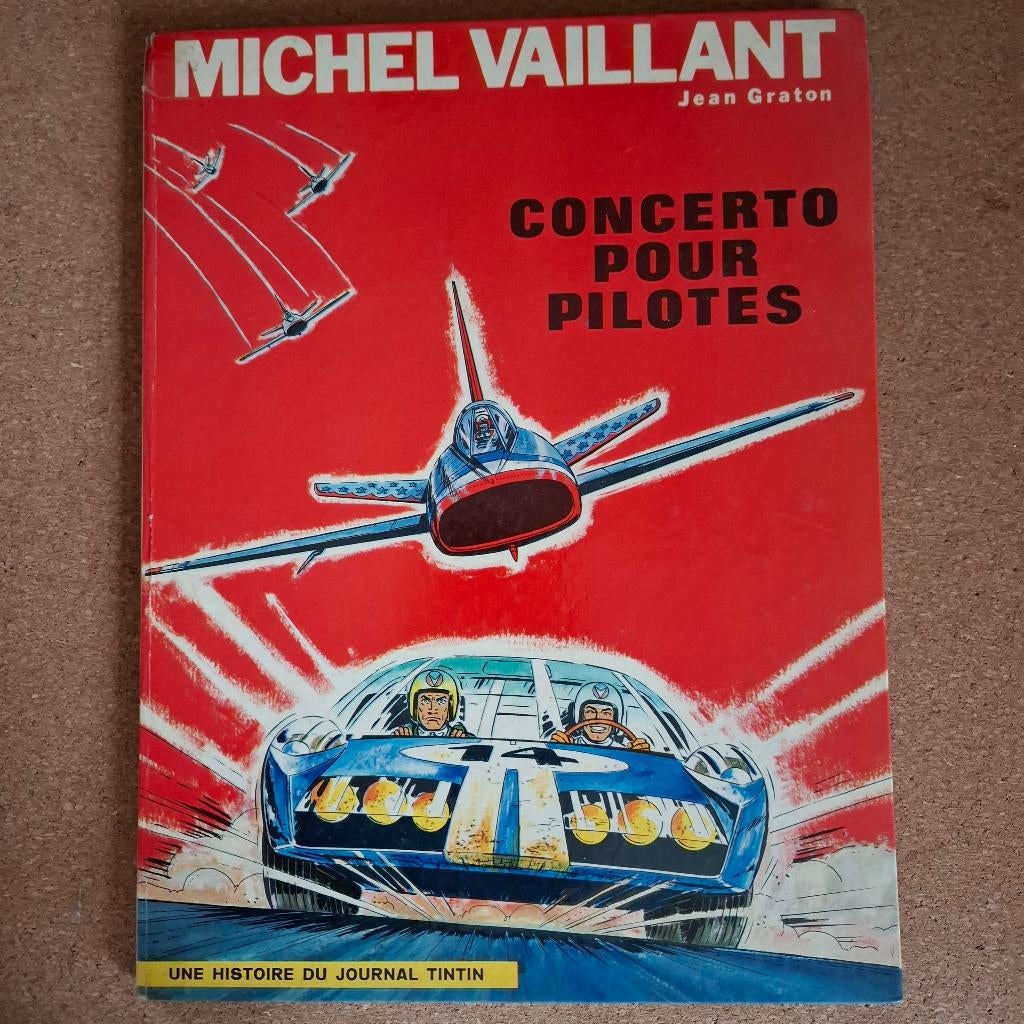 BD MICHEL VAILLANT #13 Concerto pilotes LOMBARD E.O. 1968, Jean Graton, Une BD, Enlèvement, Utilisé