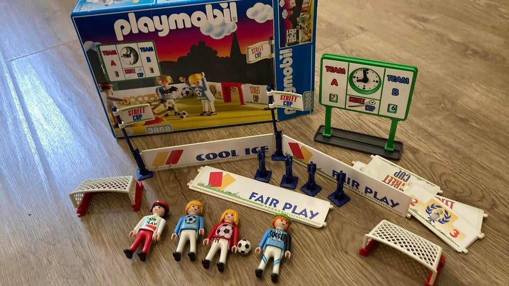 Playmobil voetbalset, Ophalen of Verzenden, Gebruikt