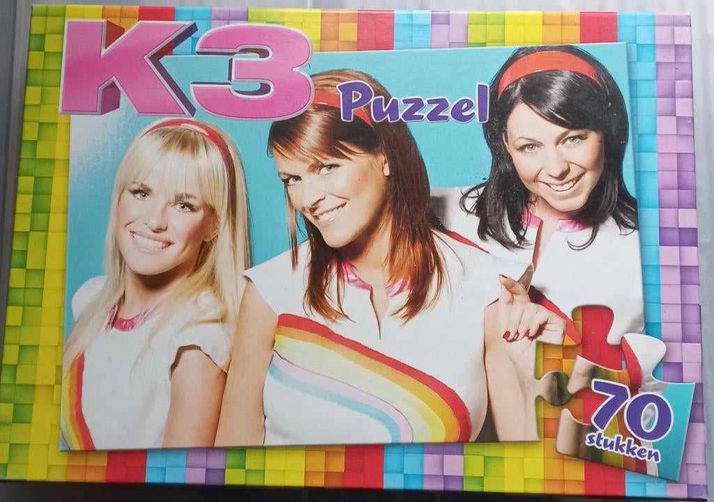 K3: puzzel, 2 dubbelcd's, boeken en poster, Ophalen of Verzenden, Zo goed als nieuw, Muziek