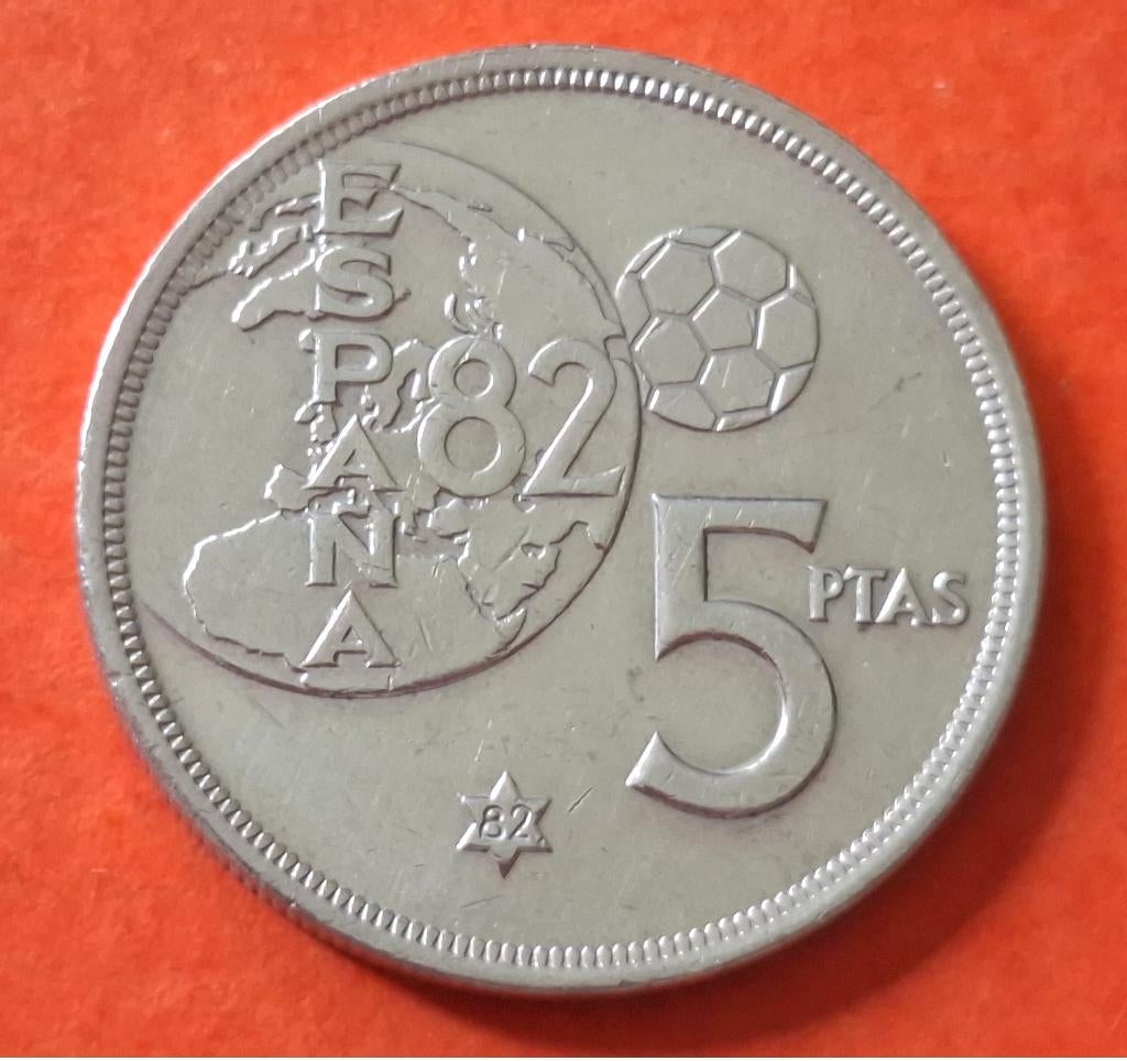 Munt Spanje - 5 pesetas - 1980 (*82), Postzegels en Munten, Verzenden, Overige landen, Losse munt