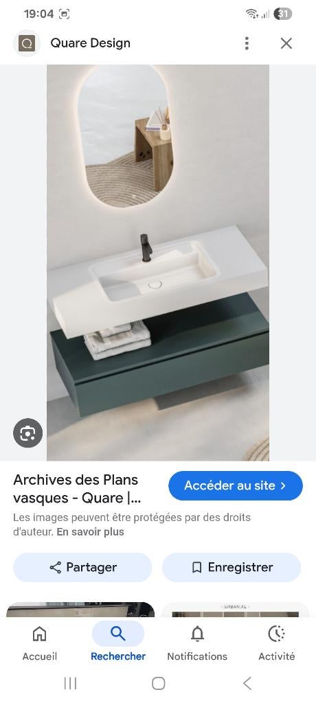 Vasque salle de bain, Enlèvement, Neuf, Lavabo ou Évier