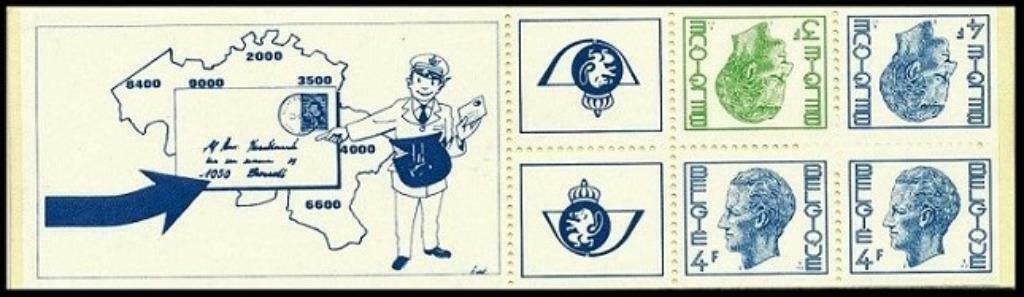 B10 Postzegelboekjes Z.M. Koning Boudewijn, Postzegels en Munten, Postzegels | Europa | België, Ophalen of Verzenden, Frankeerzegel