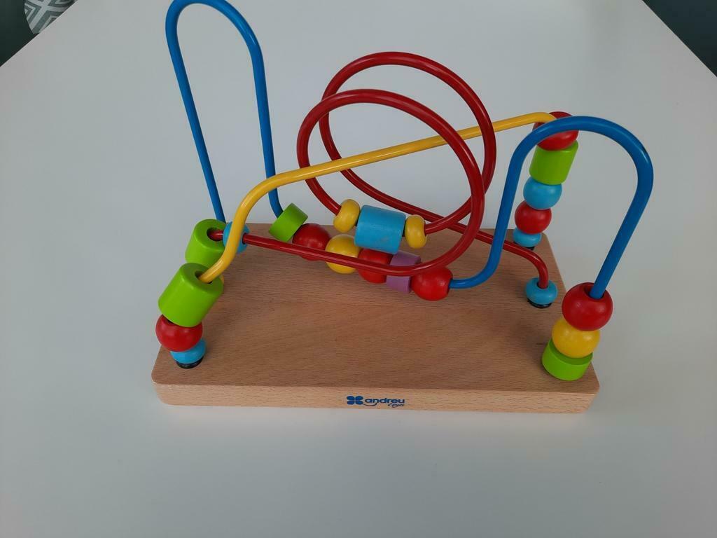 Houten kralenspiraal, Kinderen en Baby's, Ophalen, Zo goed als nieuw, Overige typen