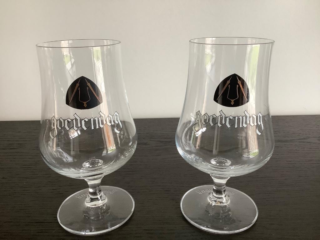 Goedendag glas, Ophalen of Verzenden, Zo goed als nieuw, Bierglas