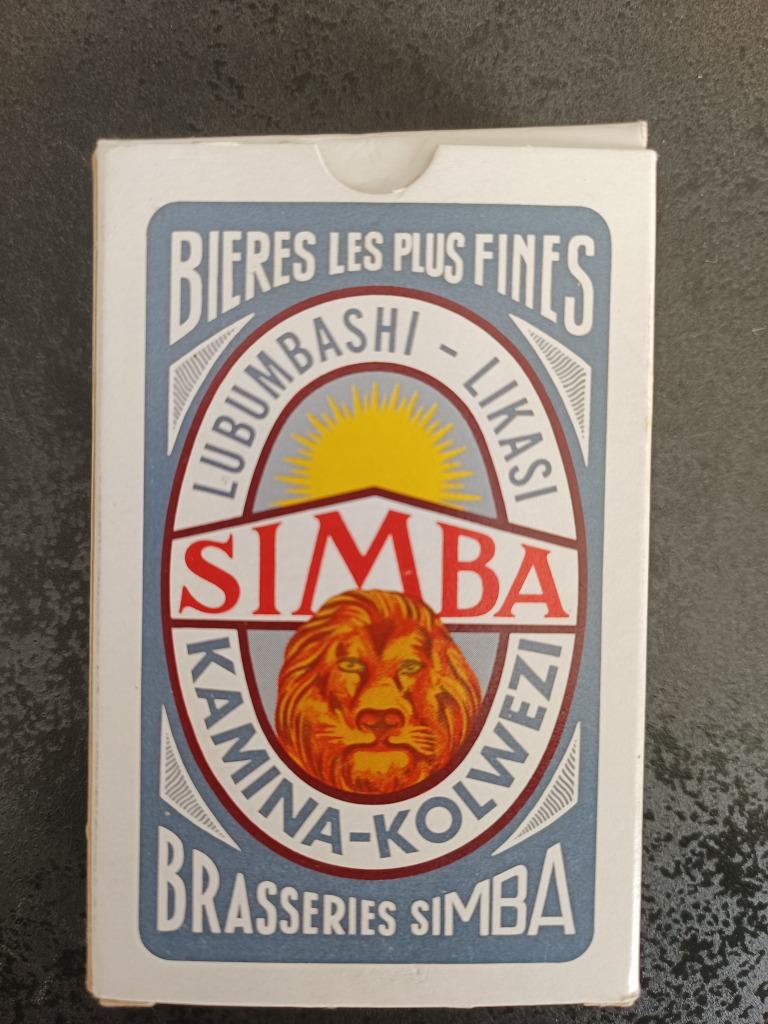 Jeux de cartes à jouer Brasseries Simba, Enlèvement, Comme neuf, Carte(s) à jouer