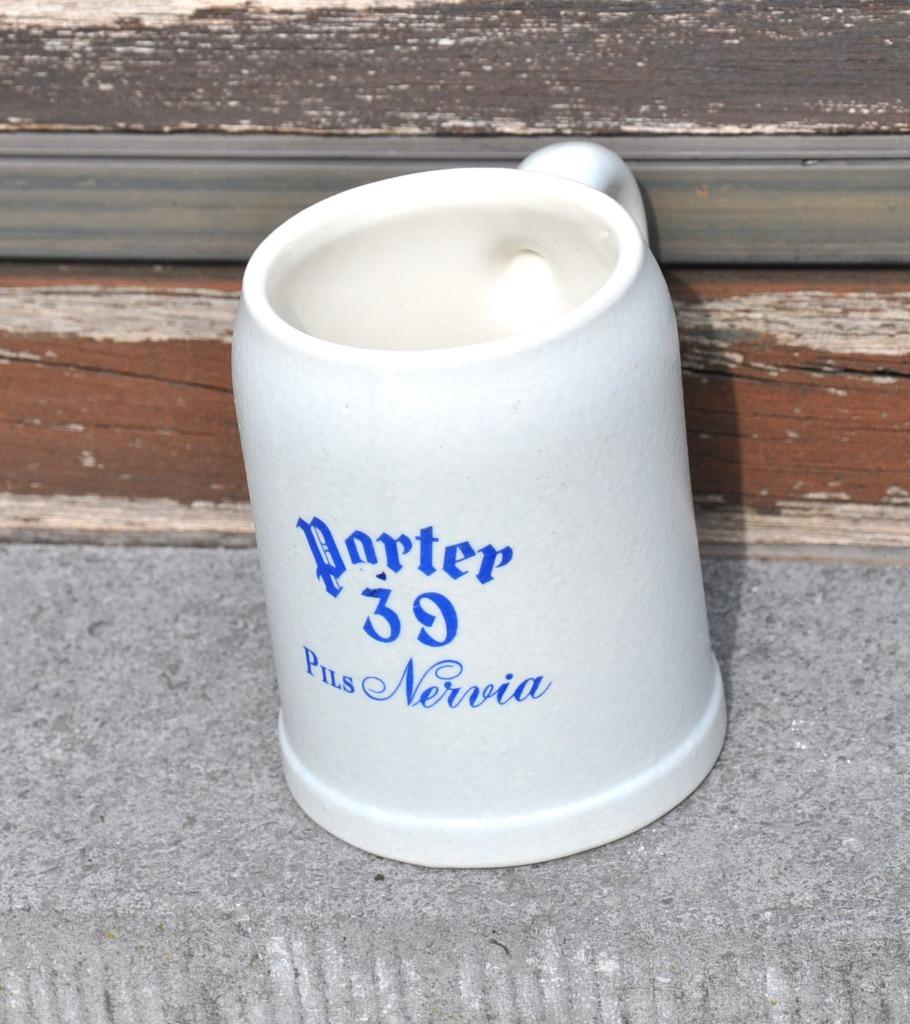 chope en gres 1/2 litre porter 39, Enlèvement ou Envoi, Utilisé, Chope(s), Autres marques