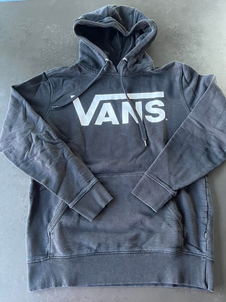 Vans zwarte hoodie maat x-small. Zeer goede staat., Zwart, Ophalen of Verzenden, Vans, Gedragen