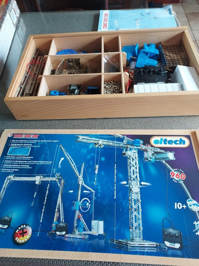 Construction bouwdoos eitech ongebruikte staat, Ophalen