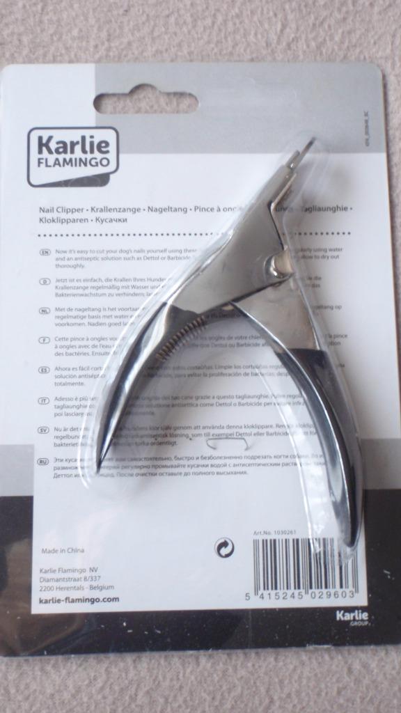 Nagelkniptang 'guillotine' hond - Karlie Flamingo - topstaat, Ophalen, Zo goed als nieuw