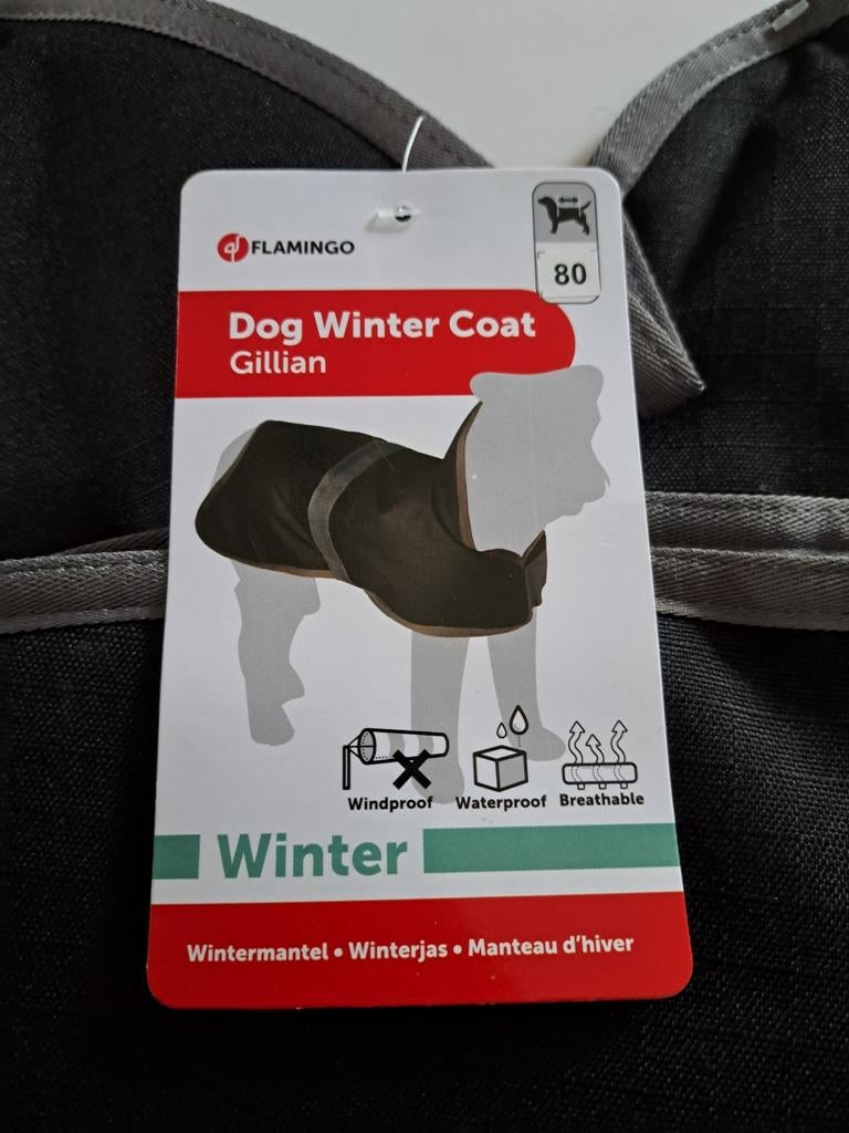 Flamingo Dog Winter Coat Gillian 80, Dieren en Toebehoren, Ophalen of Verzenden, Zo goed als nieuw