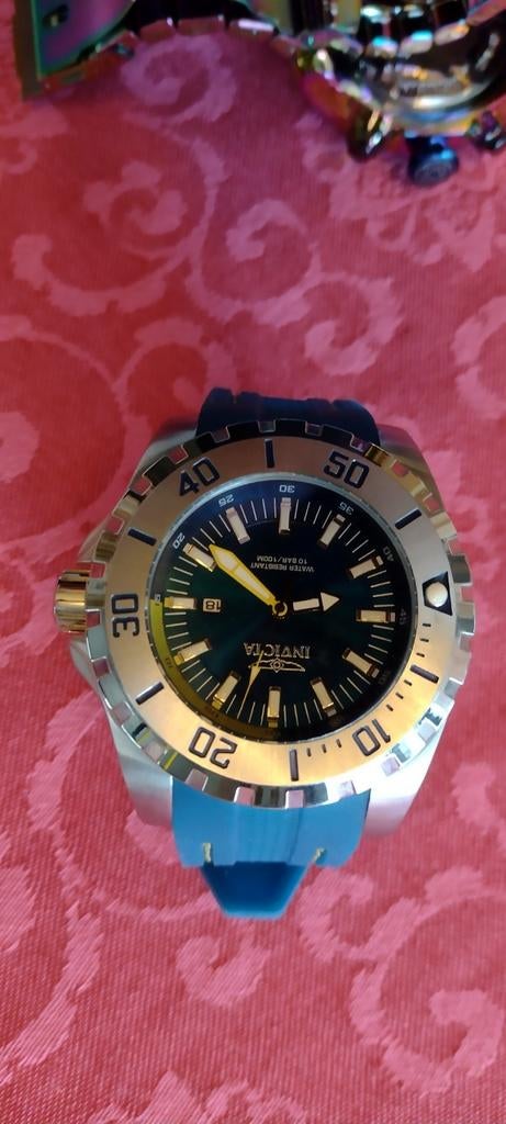 Invicta horloge, Handtassen en Accessoires, Horloges | Heren, Ophalen, Zo goed als nieuw