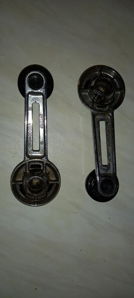 2 poignées Cromodora pour FIAT 500 124 127 128 .. oldtimer, Enlèvement ou Envoi, Utilisé, Fiat