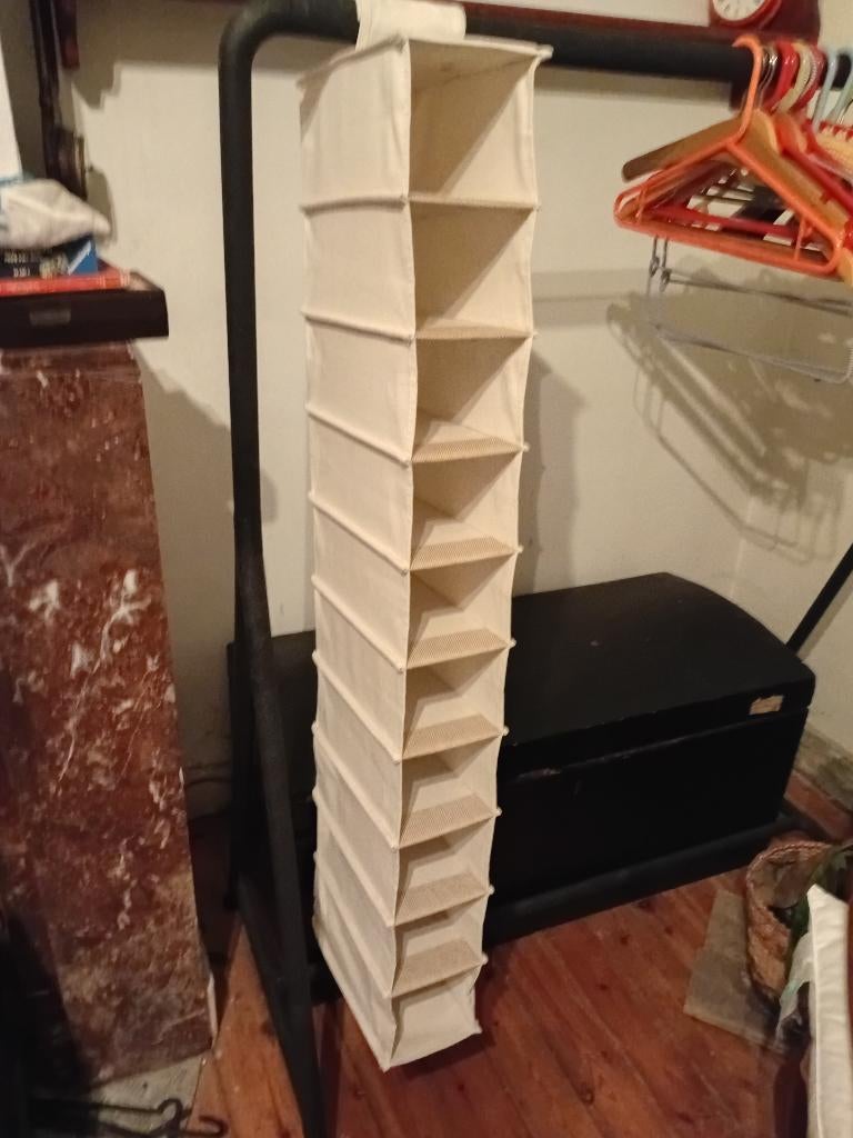 Etagère de rangement en tissu pour penderie, Enlèvement, Comme neuf