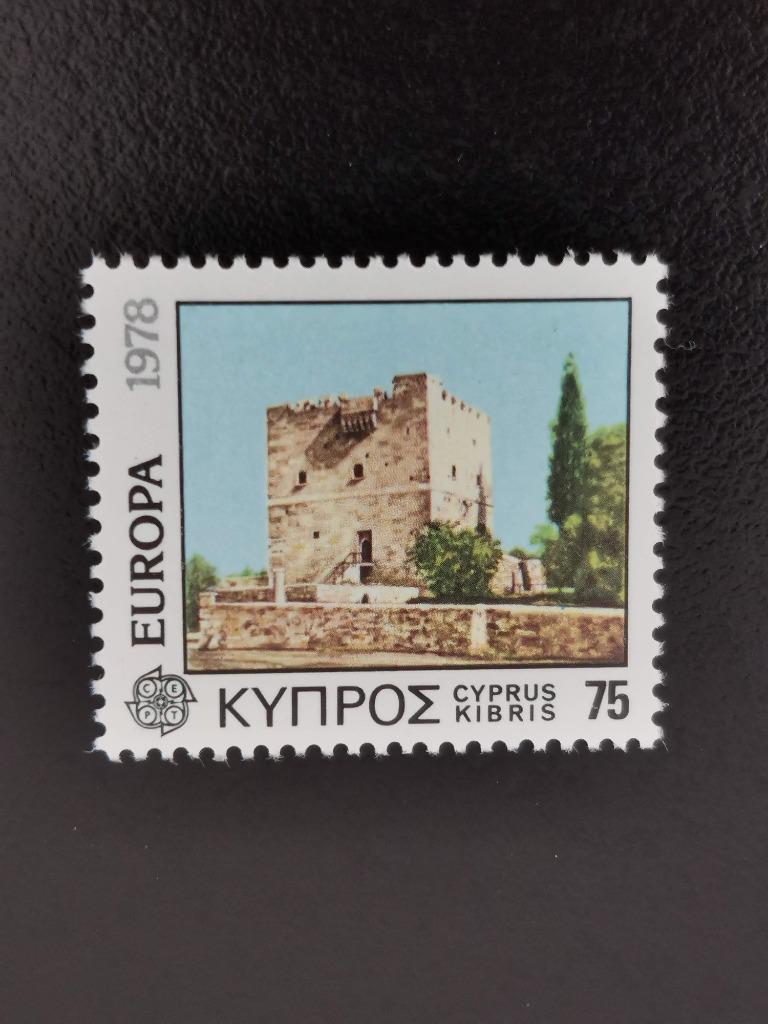 Cyprus 1978 - Europa CEPT - kasteel van Kolossi *, Ophalen of Verzenden, Postfris