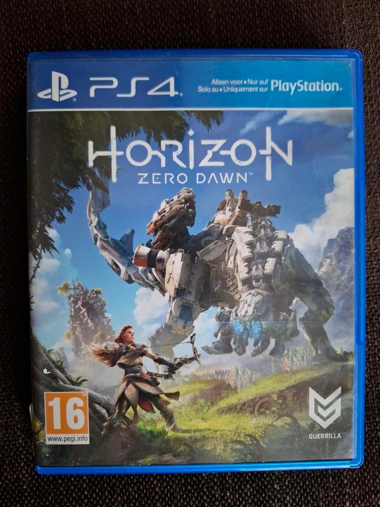 PS4 Horizon zero dawn (compleet), Games en Spelcomputers, Ophalen of Verzenden, Zo goed als nieuw