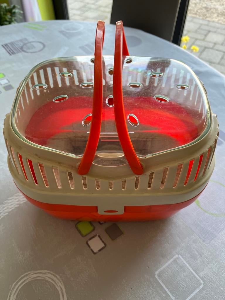 Transport box “Ferplast” konijn of cavia, Dieren en Toebehoren, Ophalen of Verzenden, Zo goed als nieuw