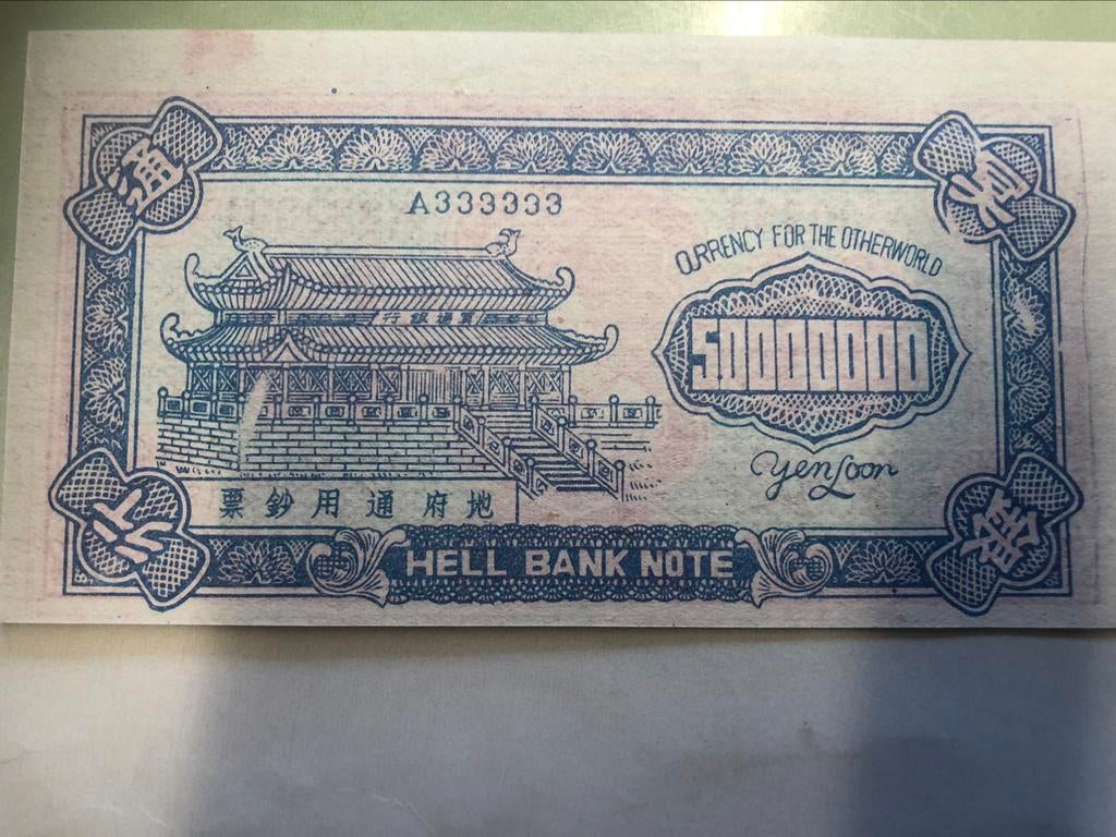Uitvaartticket voor China