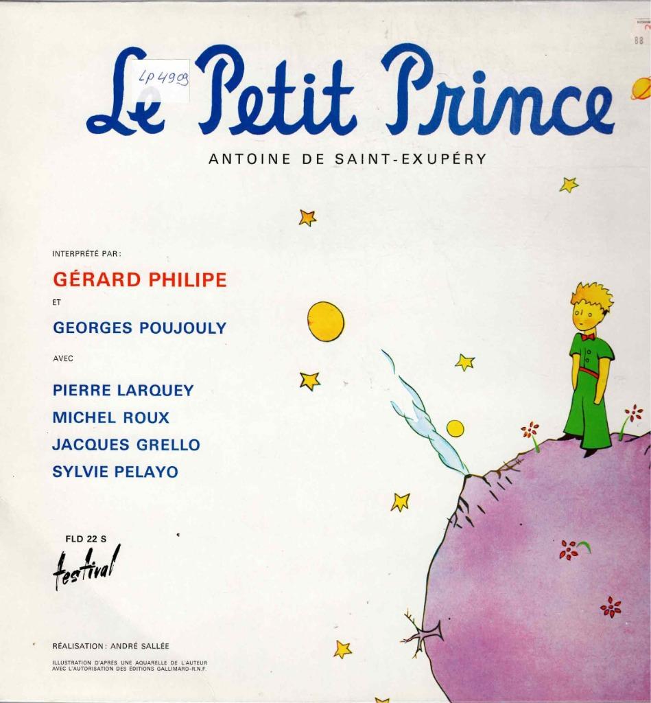 Vinyl, LP   -   Antoine De Saint-Exupéry – Le Petit Prince, Enlèvement ou Envoi, Autres formats