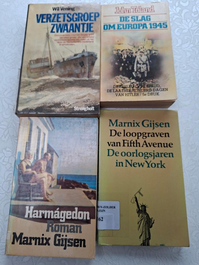 4 Oorlogsboeken zie vermelding  4 voor 15 euro, Gelezen, Diverse auteurs, Ophalen of Verzenden, Landmacht
