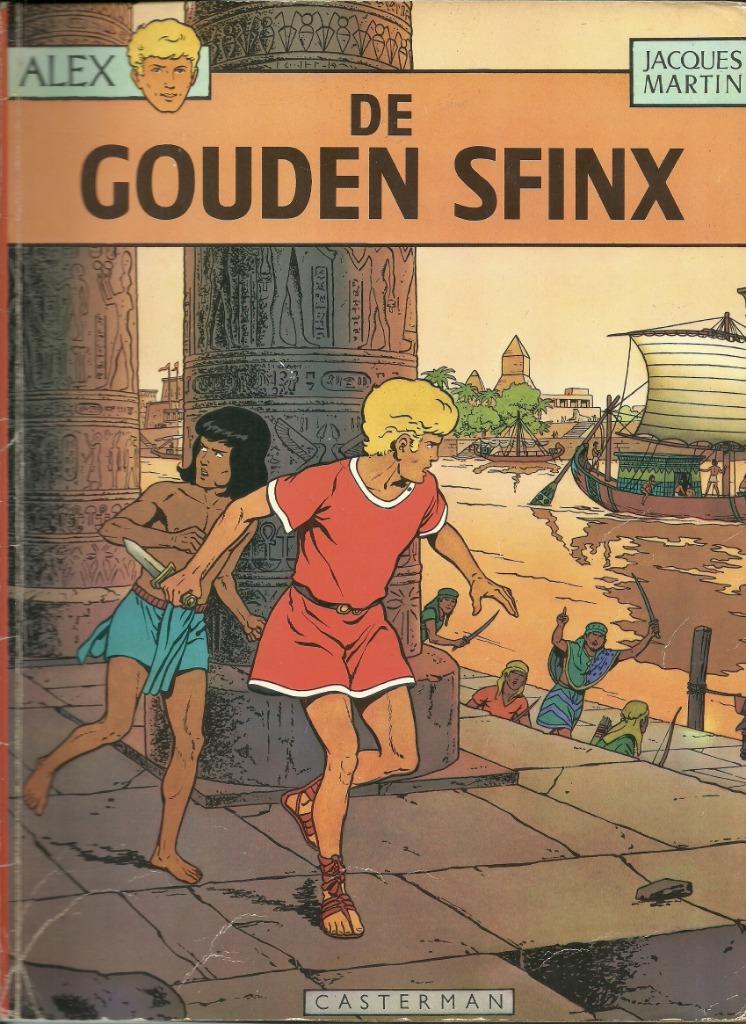 Alex : De Gouden Sfinx uit 1971, Enlèvement ou Envoi, Une BD, Jacques Martin, Utilisé