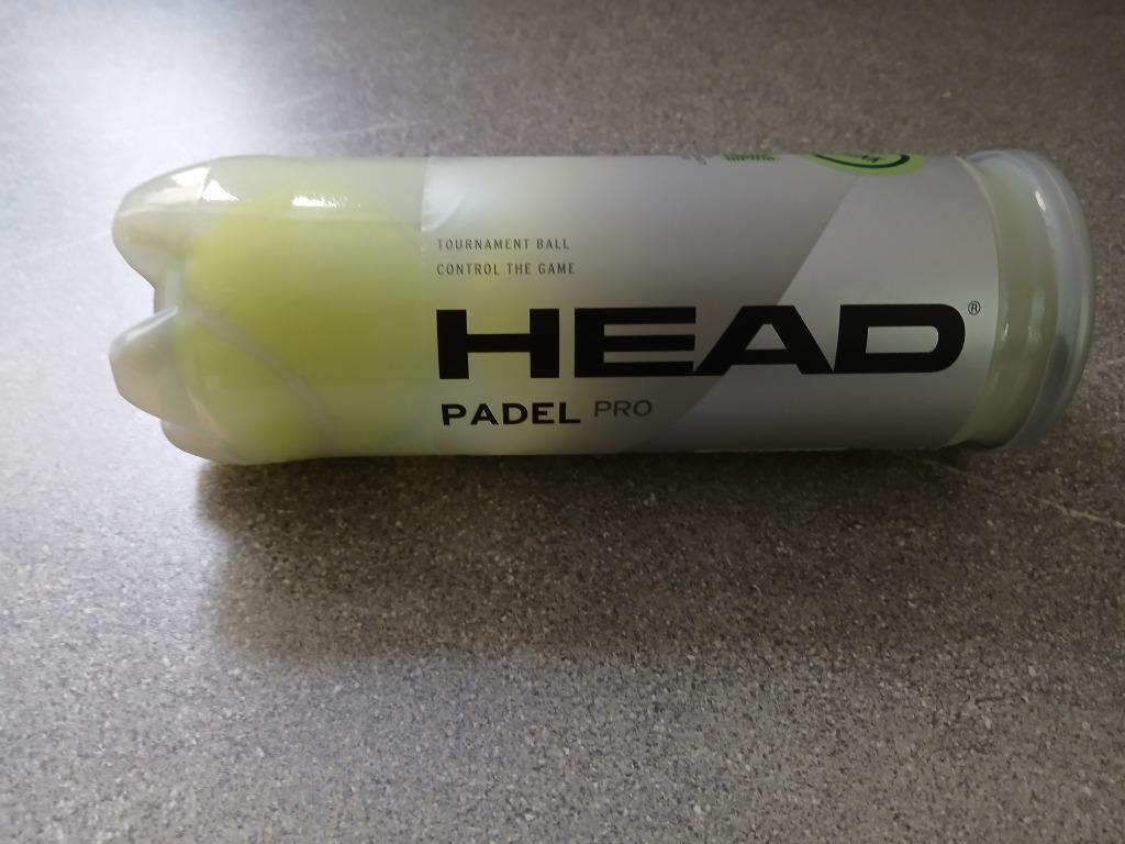 Head padelballen 3stuks, Sport en Fitness, Ophalen of Verzenden, Zo goed als nieuw, Padelballen
