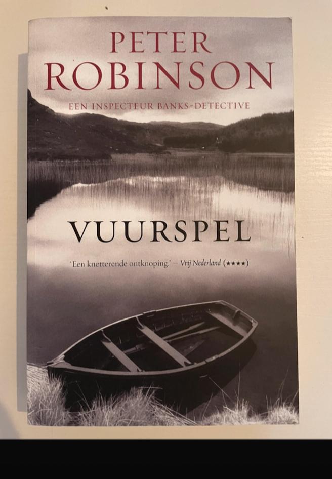Vuurspel, Boeken, Ophalen, Gelezen, Peter Robinson