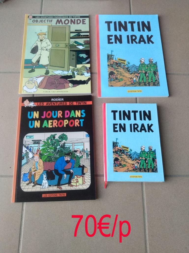 T.Rare TINTIN: "Un JOUR dans un AEROPORT" Parodie de RODIER, Enlèvement ou Envoi