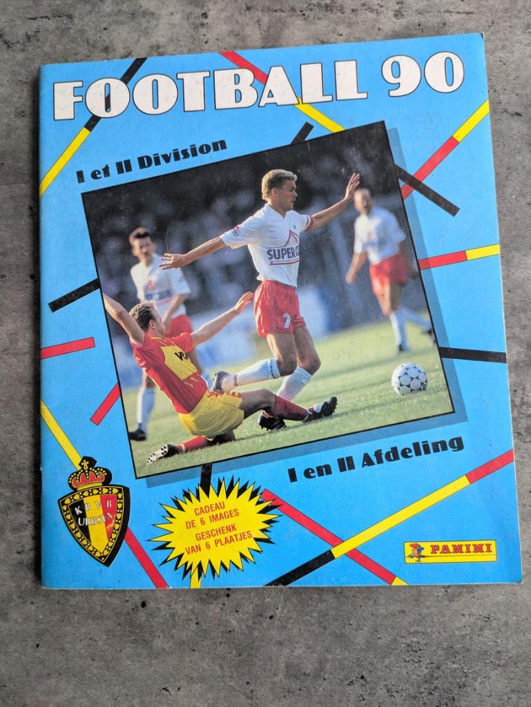 PANINI voetbal sticker album FOOTBALL 90 anno 1990 volledig, Verzenden, Zo goed als nieuw, Sticker