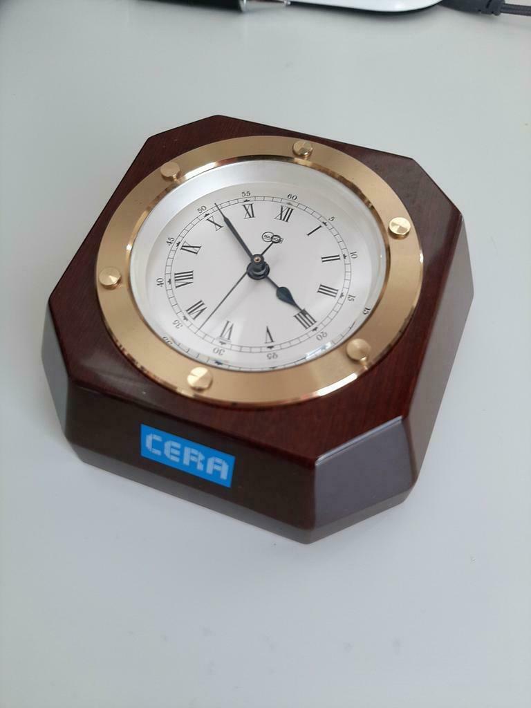 NEUVE, horloge quartz de bureau BARIGO style bateau, Enlèvement ou Envoi