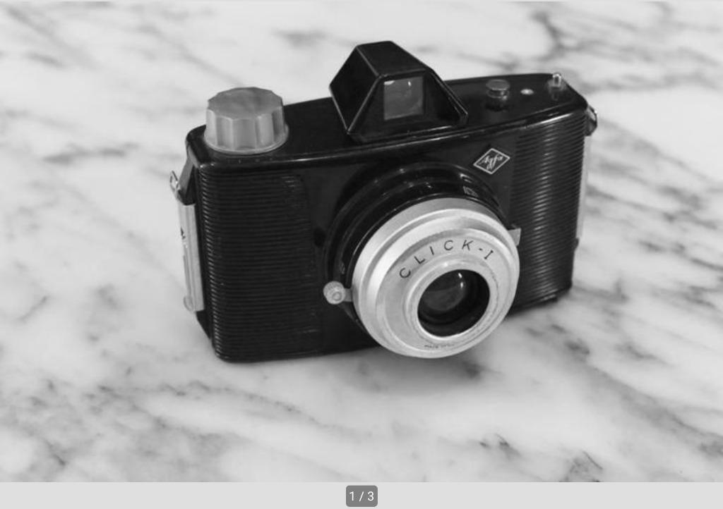 Agfa Click-I camera bakeliet, Ophalen of Verzenden, 1940 tot 1960, Fototoestel