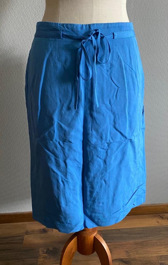 Blauwe rok Louis Féraud maat 46, Maat 46/48 (XL) of groter, Louis Féraud, Zo goed als nieuw, Onder de knie