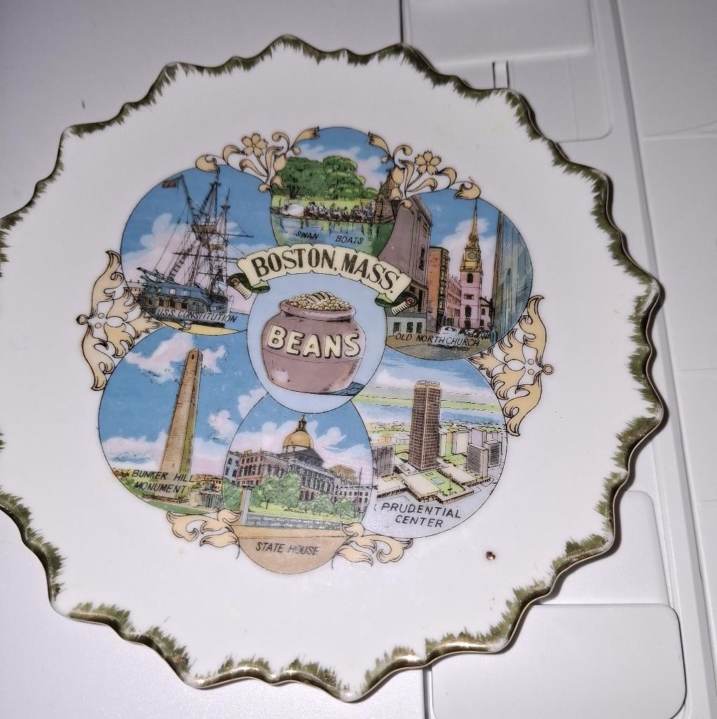 decoratief souvenirbord Boston, Ophalen of Verzenden
