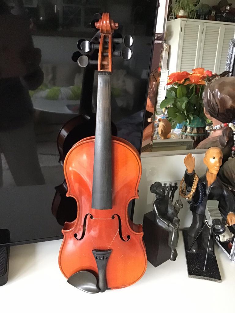 Stradivarius Cremonensis  luthier, Musique & Instruments, Enlèvement ou Envoi, Utilisé, Violon, Avec valise