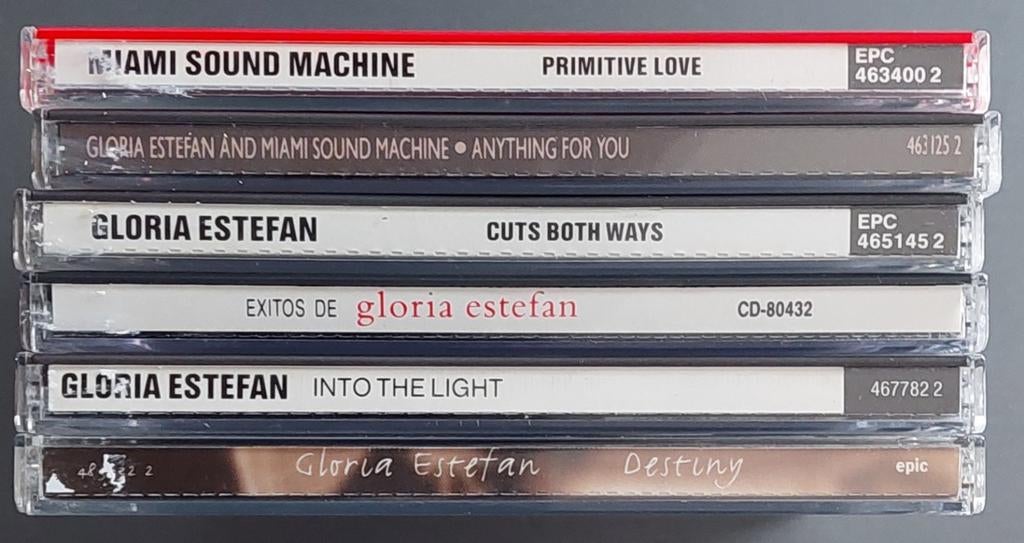 6 CD Gloria Estefan/Miami Sound Machine, Enlèvement ou Envoi, Utilisé