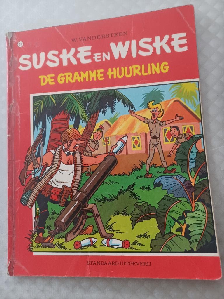Suske en wiske nr 82. De gramme huurling. Eerste druk, Boeken, Gelezen, Willy Vandersteen, Eén stripboek, Ophalen of Verzenden
