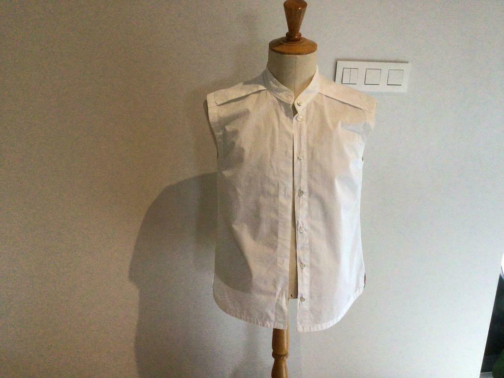 Rue blanche wit hemdje zonder mouwen maat 2=38, Kleding | Dames, Maat 38/40 (M), Verzenden, Wit, Zo goed als nieuw