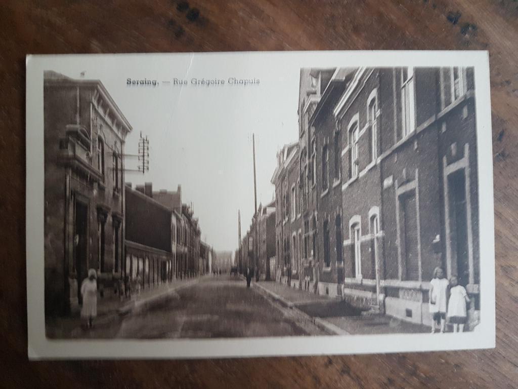 Carte postale Seraing Rue Grégoire Chapuis, Enlèvement ou Envoi, 1920 à 1940, Non affranchie, Liège