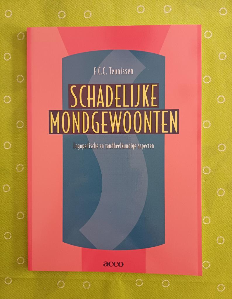 Boek logopedie: Schadelijke mondgewoonten - nieuw, Ophalen of Verzenden, Nieuw