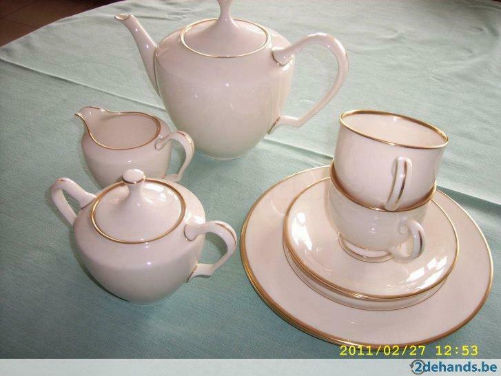 Theeservies:LENOX/ Presidential collection, Ophalen, Nieuw, Porselein