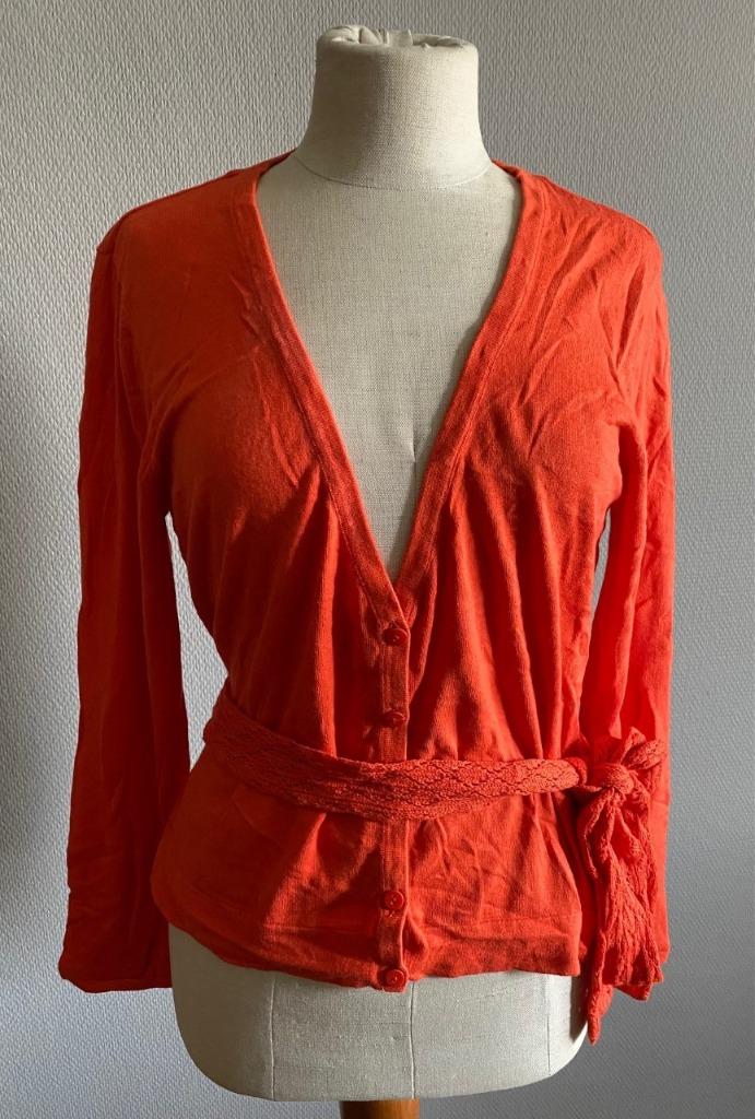 Oranje gilet Atmos Fashion maat 46, Taille 46/48 (XL) ou plus grande, Atmos fashion, Comme neuf, Orange