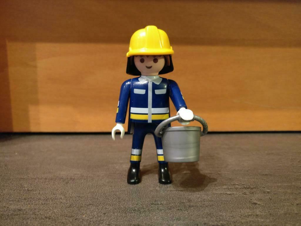 Playmobil brandweerman, Ophalen of Verzenden, Gebruikt