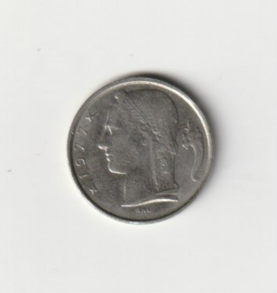 BELGIE BELGIUM  BOUDEWIJN 5 FRANCS 1977 FR, Postzegels en Munten, Munten | België, Ophalen of Verzenden, Metaal, Losse munt